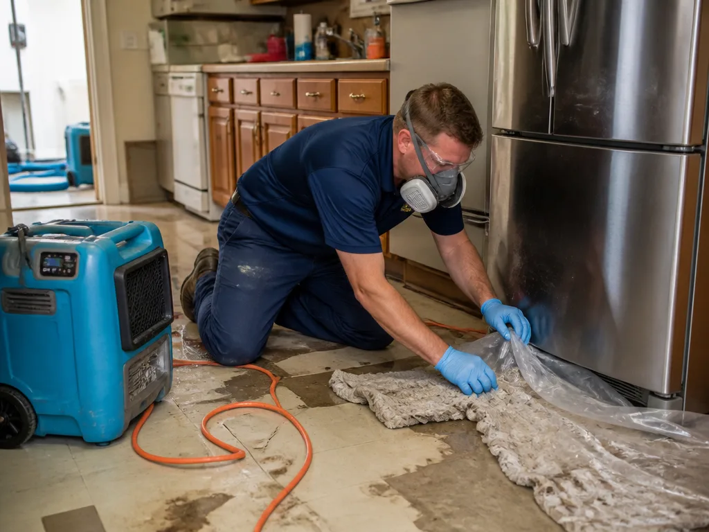 Appliance Leak Cleanup