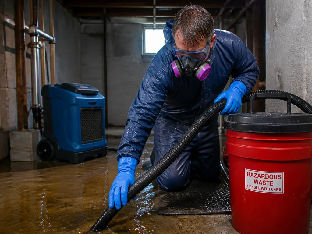 Sewage Backup Cleanup